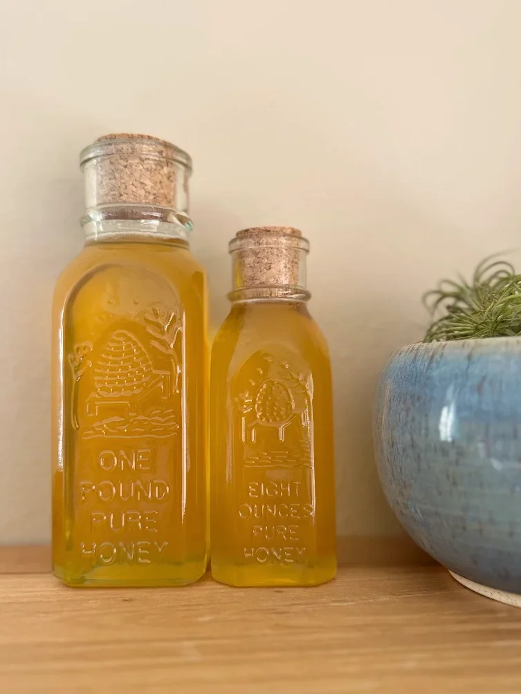 Jar of Madrona Bee Co. summer wildflower honey